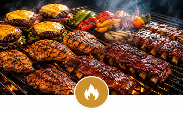 BBQ catering grill