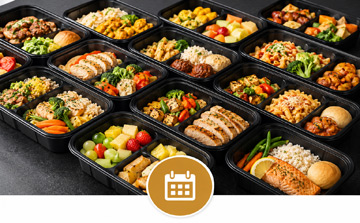 Individually packaged office meals